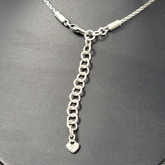 BRIGHTON RETIRED CRYSTAL VOYAGE CROSS NECKLACE REVERSIBLE NWOT - Picture 6 of 6